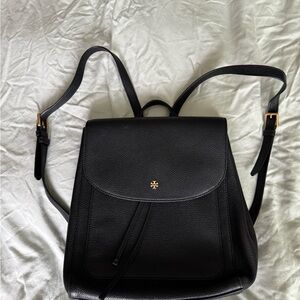 Tory Burch Black Minimalist Backpack